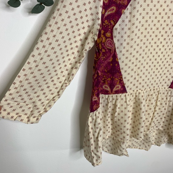 Free People printed peasant top - Picture 4 of 10